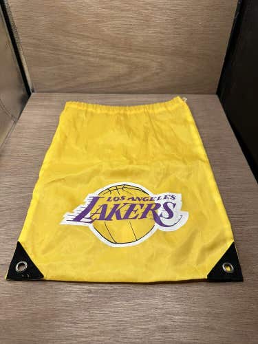 Vintage NBA Los Angeles Lakers Logo Nylon Draw string bag