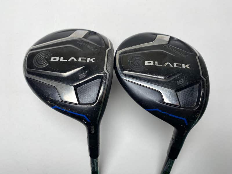 Cleveland 2015 CG Black 3 & 5 Fairway Set 15* 18* Bassara E45x5ct  display picture 1