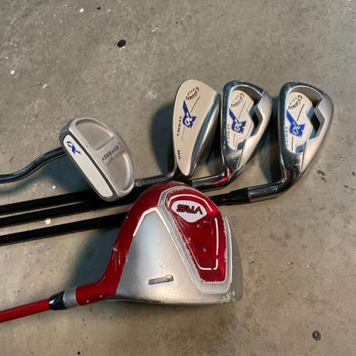Junior Golf Club Set With Callaway XJ Clubs and Nike Driver Ages 9-12