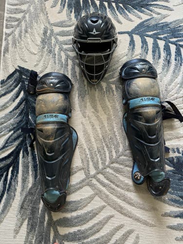 Used  All Star System 7 Axis Catcher's Set
