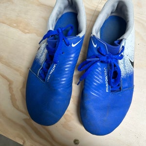 Blue Nike Phantom Youth Soccer Cleats