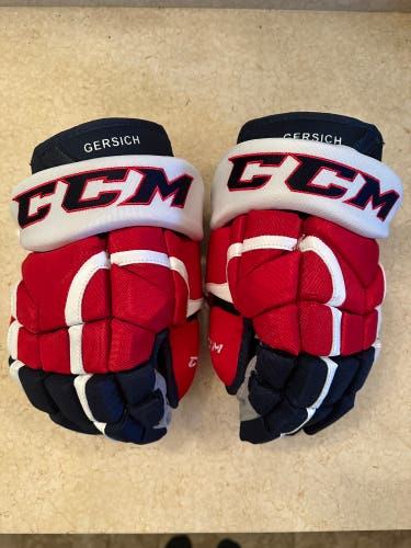 13” Ccm hg12 gloves-Washington Capitals