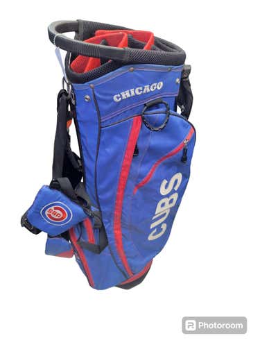 Used Chicago Cubs Stand Bag Golf Stand Bags
