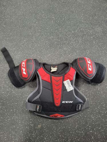 Used Ccm Qlt230 Le Md Hockey Shoulder Pads