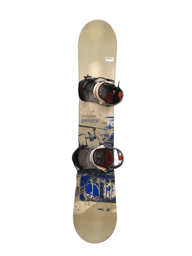 Used Salomon Driver 116 Cm Boys' Snowboard Combo