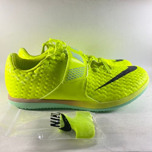 NEW Nike Zoom High Jump Elite Men’s Track Shoes Cleats Green Size 12 DR9925-700