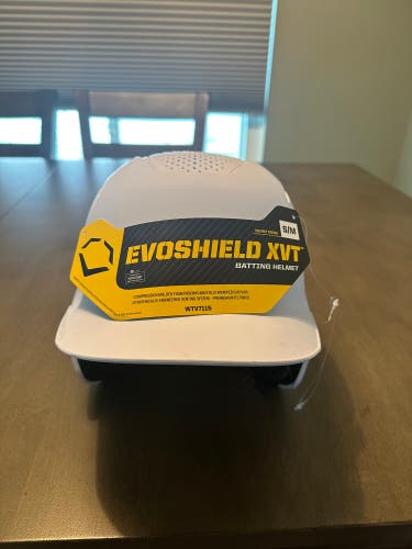 BRAND NEW (w/ tags) Evo Shield XVT 2.0 Batting Helmet - Matte White (S/M)