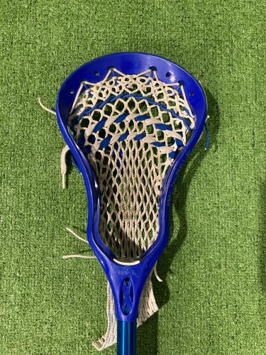 Used Blue Warrior Evo X head/Kryptolyte Shaft Men's Complete Lacrosse Stick
