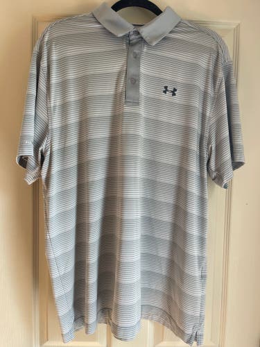 Gray Used Men's Under Armour Shirt