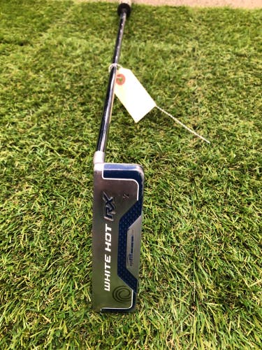 Used Men's Odyssey White Hot RX 2 Blade Putter Right Handed 35"