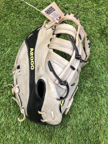Used Wilson A2000 Right Hand Throw First Base Baseball Glove 12"