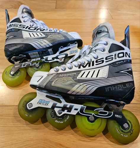 Mission Inhaler AC4 Size 8D Inline Roller Hockey Skates
