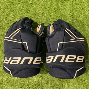 Blue Used Junior Bauer NSX Gloves 10"