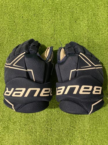 Blue Used Junior Bauer NSX Gloves 10"