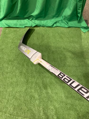 Used Senior Bauer Hyperlite Goalie Stick Regular 25" Paddle