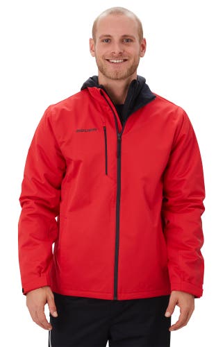 NEW Bauer Supreme Midweight Jacket, Red, Sr. Large