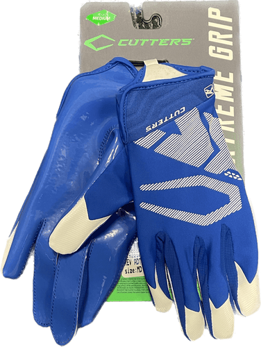 New Cutters Adult Rev Football Gloves Xl