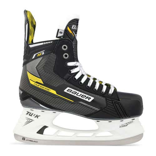 New Bauer Intermediate Supreme M3 Ice Hockey Skates Intermediate 5.0