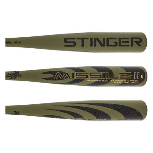 NIW HOT 2022 Stinger Missile 2 BBCOR 34/31 (-3) 2 5/8" BBCOR Alloy baseball bat