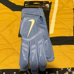 Nike Alpha Huarache Elite XL Baby Blue Batting Gloves