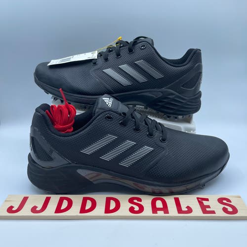 Adidas ZG21 Golf Shoes Black Silver Grey 2021 FW5544 Men’s Size 9 NWT $180  New