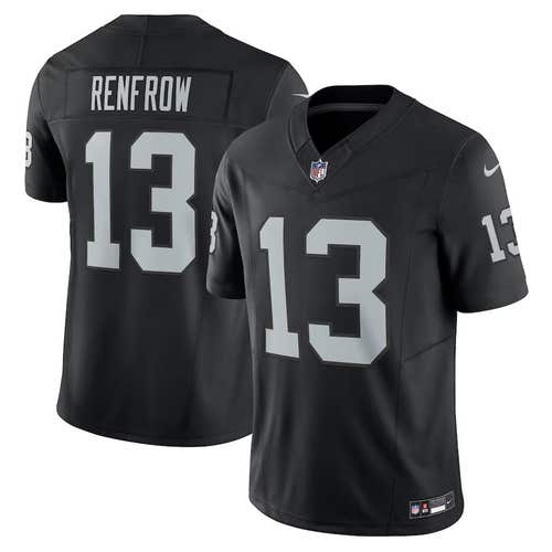 Hunter Renfrow Black Vapor F.U.S.E. Limited Jersey -All Men Women Youth Size Available