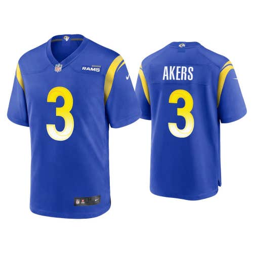 Los Angeles Rams Cam Akers Royal Jersey -All Men Women Youth Size Available