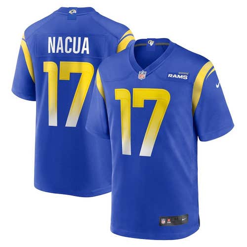 Los Angeles Rams Puka Nacua Royal Jersey -All Men Women Youth Size Available