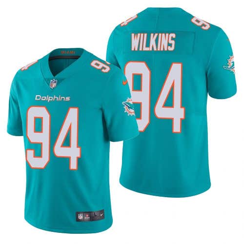 Miami Dolphins Christian Wilkins Aqua Jersey -All Men Women Youth Size Available