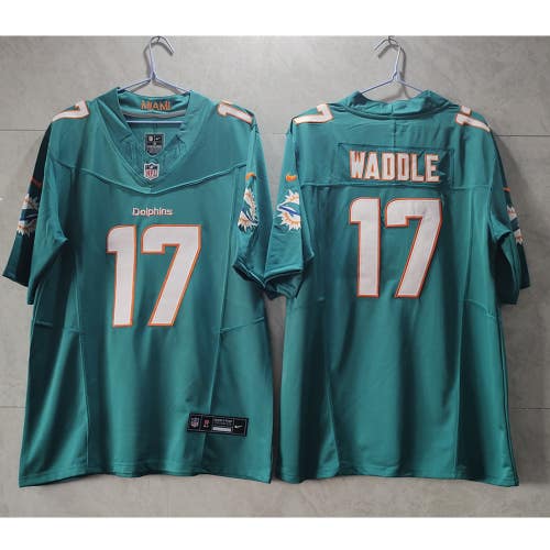 Miami Dolphins Jaylen Waddle Aqua Vapor F.U.S.E. Limited Jersey -All Men Women Youth Size Available