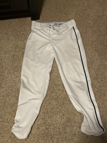 White New Unisex Alleson Game Pants