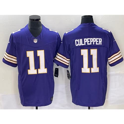 Daunte Culpepper Purple Throwback Limited Jersey -All Men Women Youth Size Available