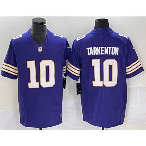 Minnesota Vikings Fran Tarkenton Purple Throwback Limited Jersey -All Men Women Youth Size Available