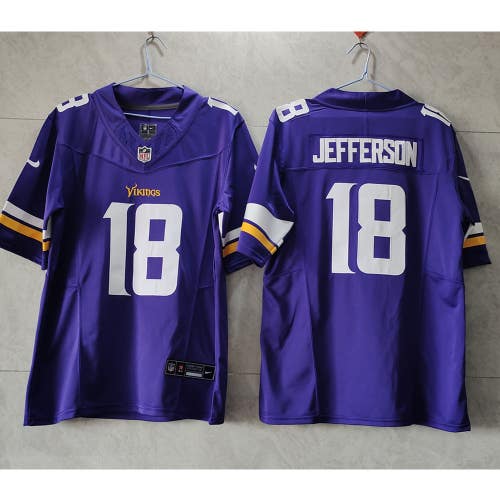 Justin Jefferson Purple Vapor F.U.S.E. Limited Jersey -All Men Women Youth Size Available