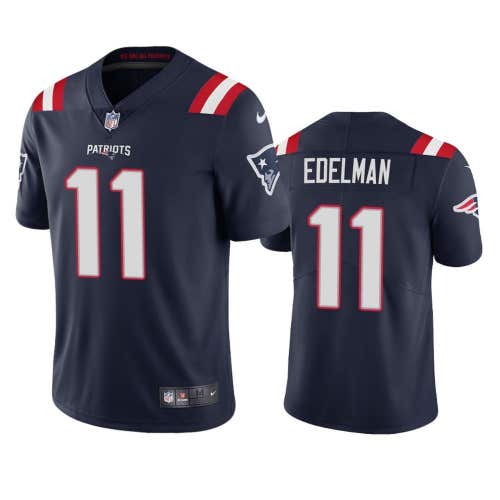 New England Patriots Julian Edelman Navy Jersey -All Men Women Youth Size Available