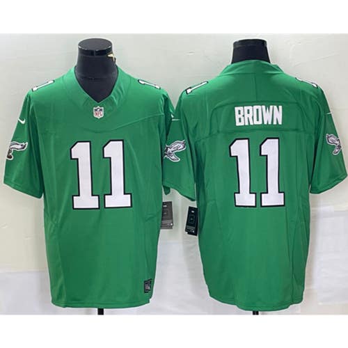 Philadelphia Eagles A.J. Brown Green Alternate Limited Jersey -All Men Women Youth Size Available