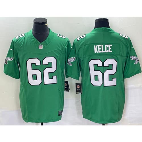 Philadelphia Eagles Jason Kelce Green Alternate Limited Jersey -All Men Women Youth Size Available