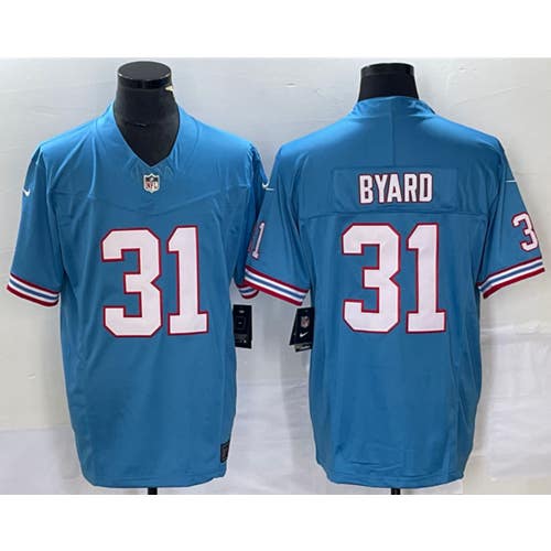 Kevin Byard Blue Oilers Throwback Limited Jersey -All Men Women Youth Size Available