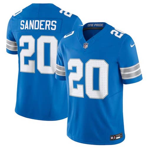 Barry Sanders Blue 2024 F.U.S.E. Vapor Limited Stitched Jersey -All Men Women Youth Size Available