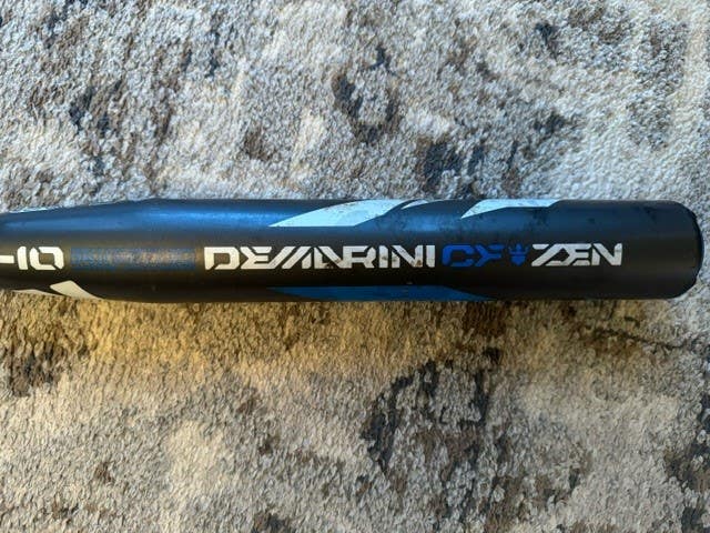 Used 2019 DeMarini CF Zen Bat (-10) Composite 21 oz 31"
