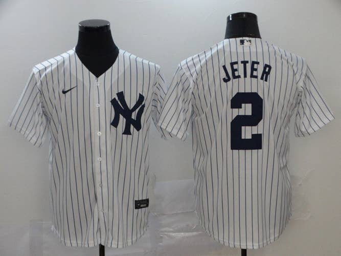 Derek Jeter White Home Stitched Jersey -All Men Women Youth Size Available
