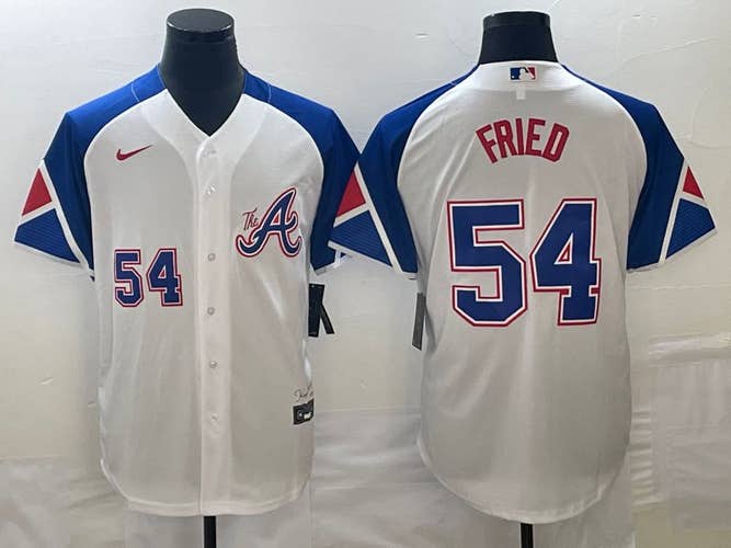 Max Fried White City Connect With Patch Stitched Jersey -All Men Women Youth Size Available