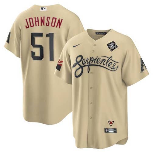 Randy Johnson City Connect Stitched Jersey -All Men Women Youth Size Available