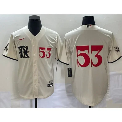 Texas Rangers Adolis Garcia Cream City Jersey -All Men Women Youth Size Available