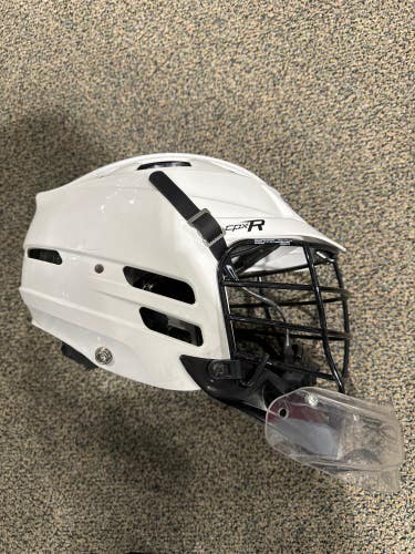 White Used Adult Goalie Cascade CPX-R Helmet