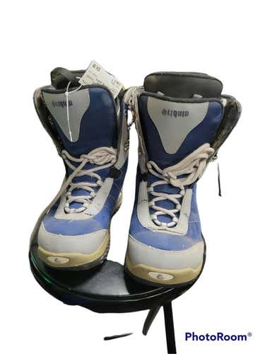 Used Liquid Ls3 Senior 7 Boys Snowboard Boots