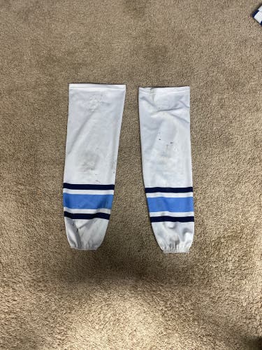 White Used Senior K1 New Hampshire Mountain King Socks
