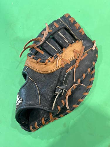 Black Used Adidas TS1200FBR Right Hand Throw First Base Baseball Glove 12"