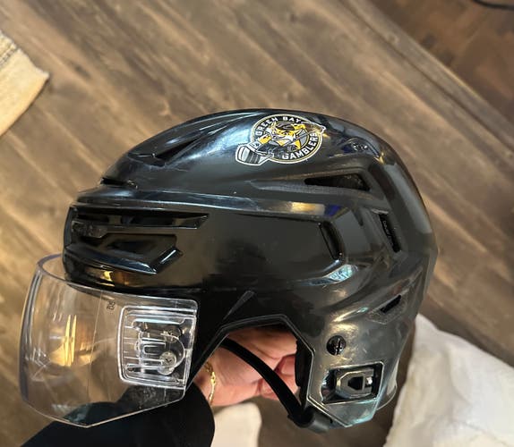 Used Medium Bauer Custom USHL helmet