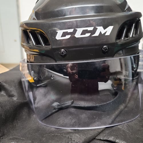 CCM "Fitlite" Helmet with Oakley half shield